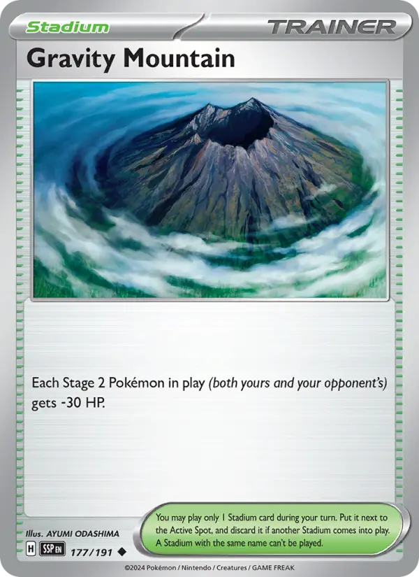 Gravity Mountain 177 — Surging Sparks 177, Normal finish