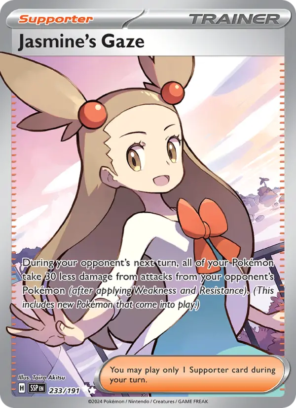 Jasmine's Gaze 233 — Surging Sparks 233, Holofoil finish