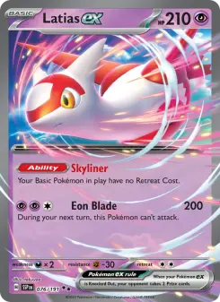 Latias ex — Surging Sparks #76