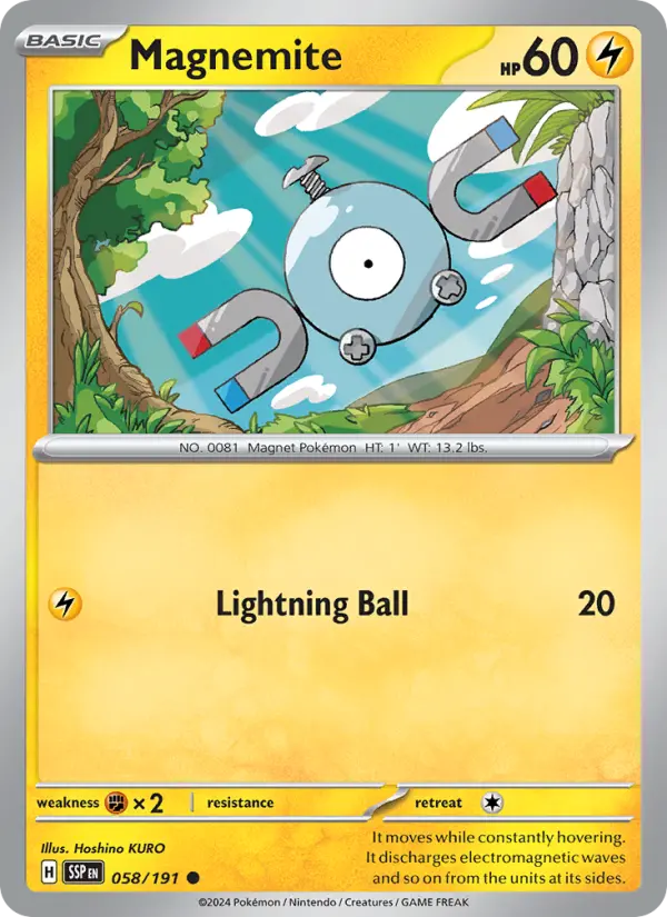 Magnemite 58 — Surging Sparks 58, Normal finish