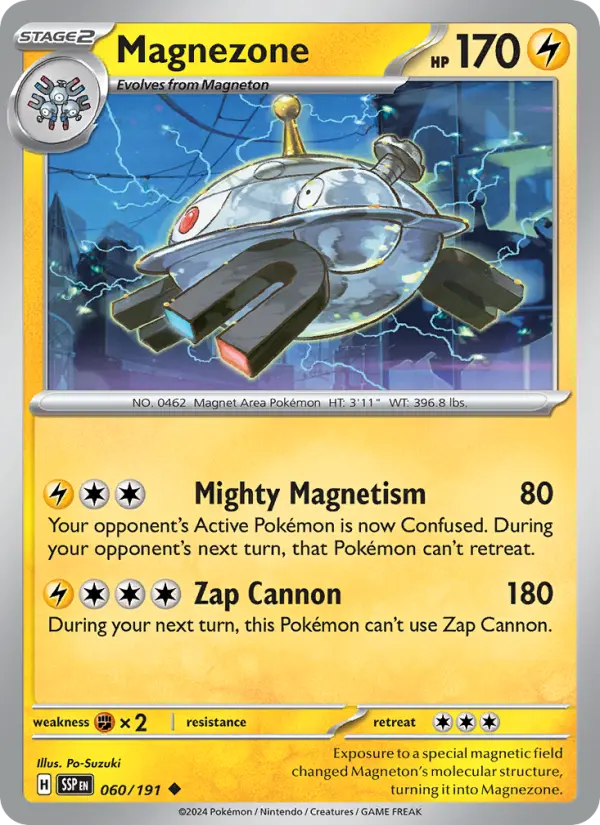 Magnezone 60 — Surging Sparks 60, Normal finish