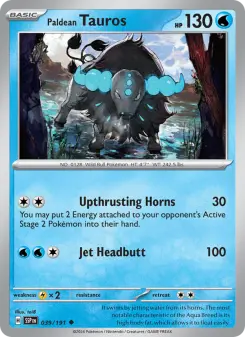 Paldean Tauros — Surging Sparks #39