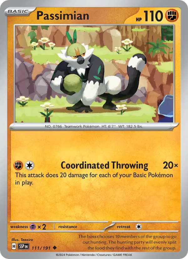 Passimian 111 card from Surging Sparks