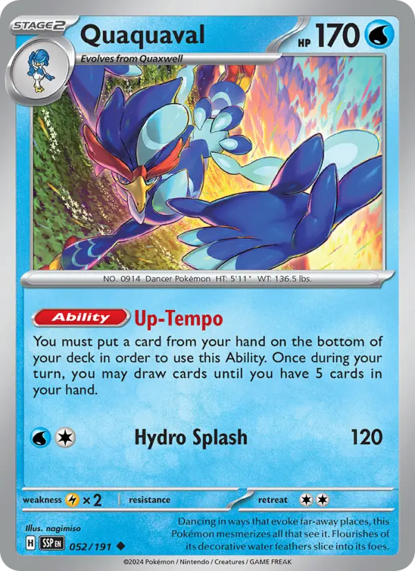 Quaquaval 52 card from Surging Sparks