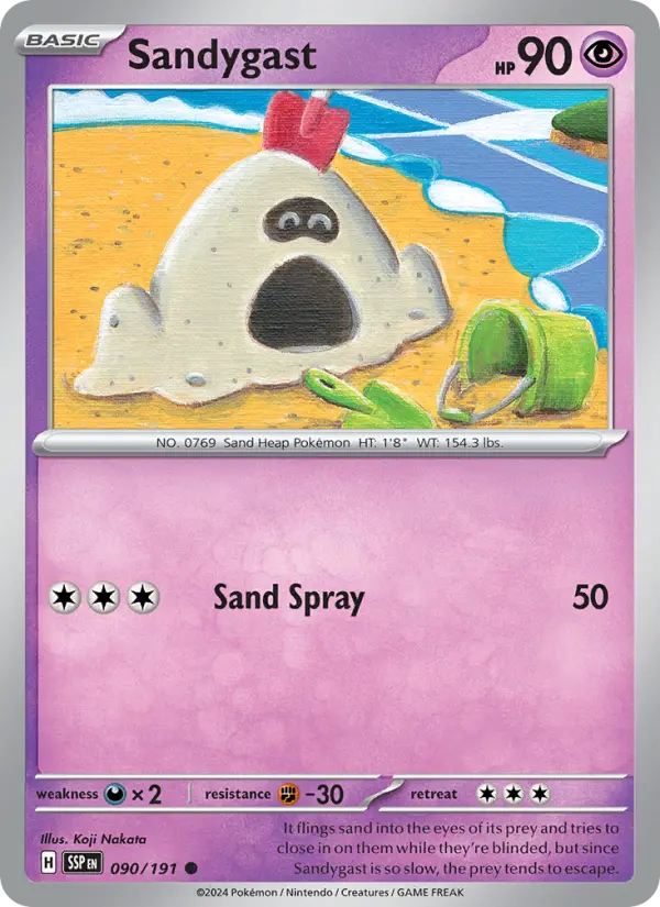 Sandygast 90 — Surging Sparks 90, Normal finish