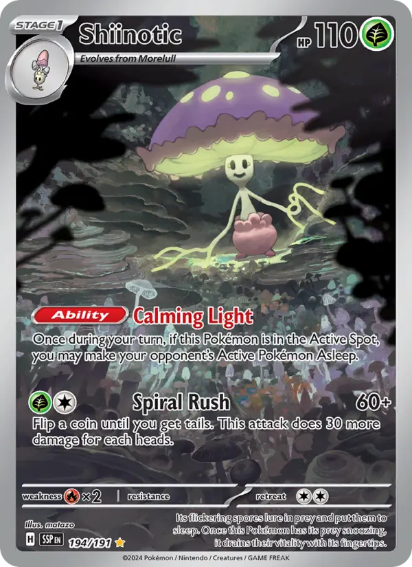 Shiinotic 194 — Surging Sparks 194, Holofoil finish