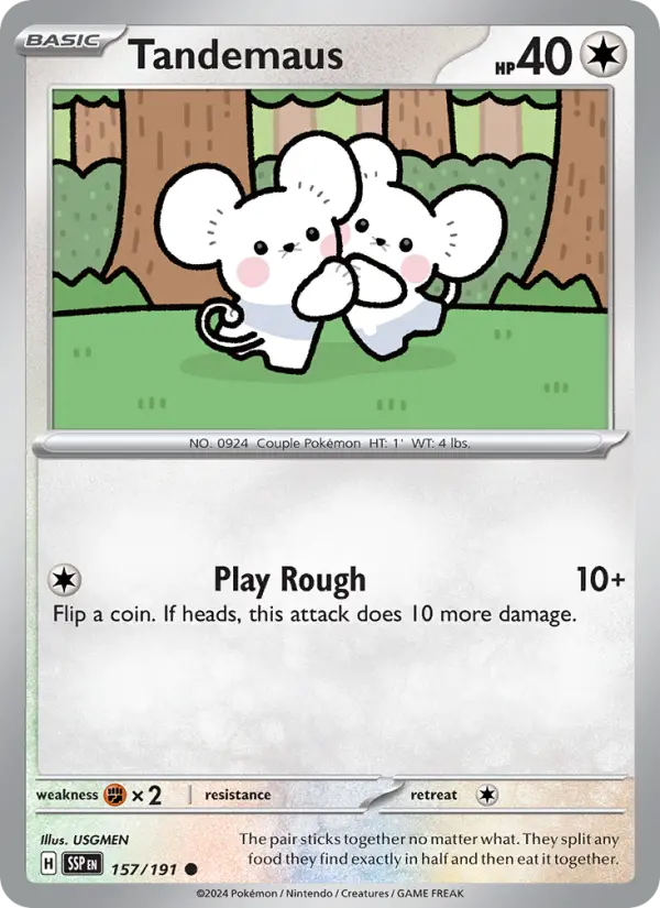 Tandemaus 157 card from Surging Sparks