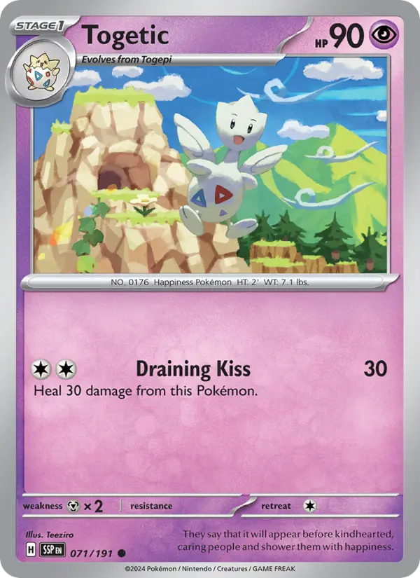 Togetic 71 — Surging Sparks 71, Normal finish