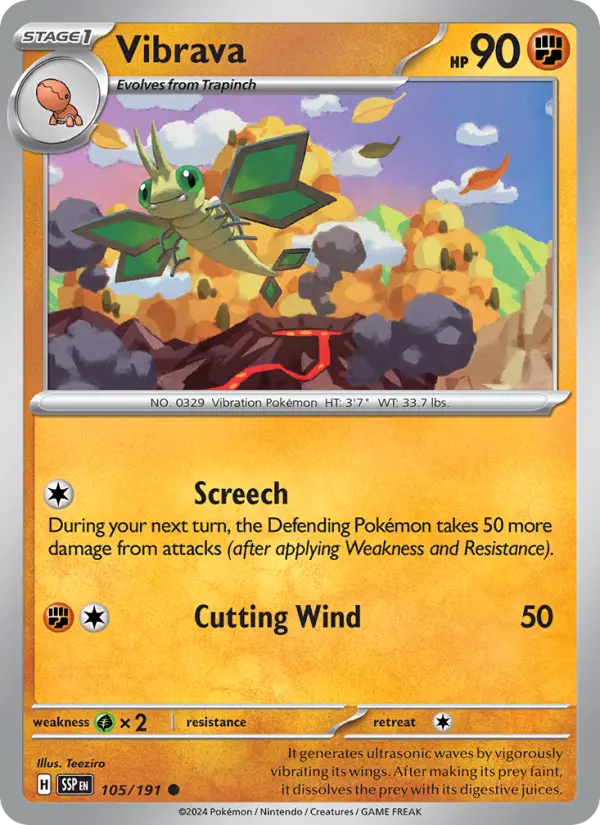 Vibrava 105 — Surging Sparks 105, Normal finish