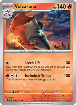 Volcarona 25 — Surging Sparks