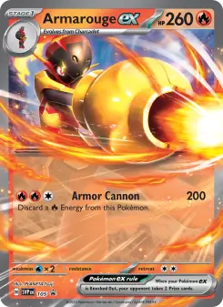 Armarouge ex — Scarlet & Violet Black Star Promos 105