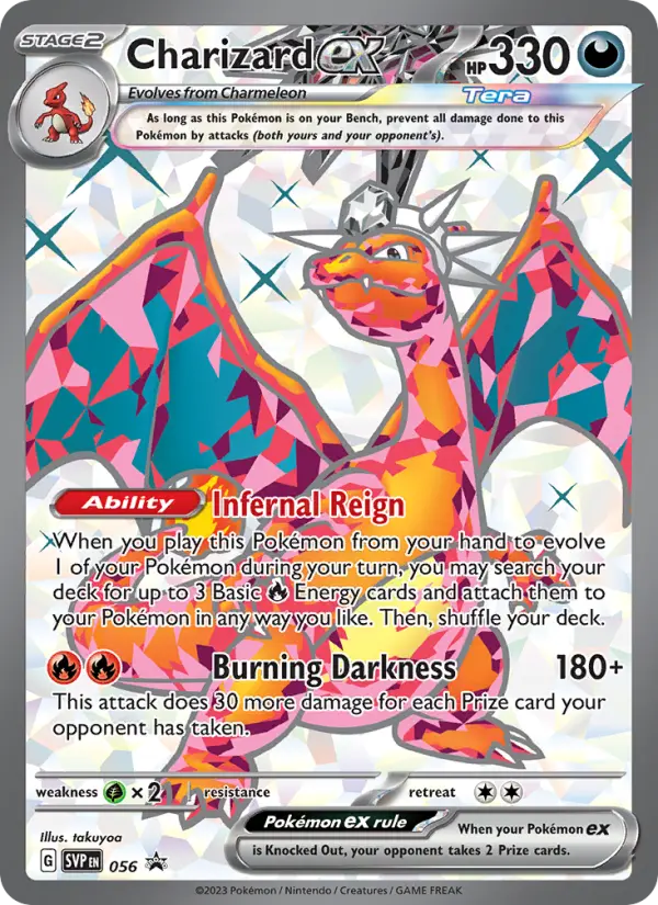 Charizard ex 56 — Scarlet & Violet Black Star Promos 56, Holofoil finish