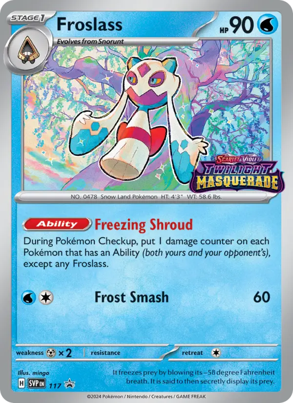 Froslass 117 — Scarlet & Violet Black Star Promos 117, Holofoil finish
