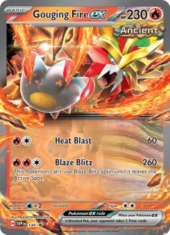 Gouging Fire ex — Scarlet & Violet Black Star Promos 144