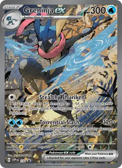 Greninja ex 132 — Scarlet & Violet Black Star Promos