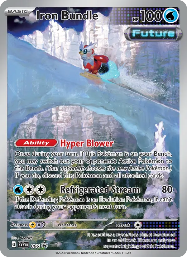 Iron Bundle 66 card from Scarlet & Violet Black Star Promos