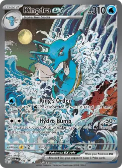 Kingdra ex 131 — Scarlet & Violet Black Star Promos