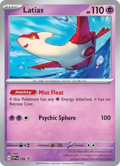 Latias — Scarlet & Violet Black Star Promos #139