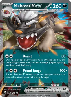 Mabosstiff ex 86 — Scarlet & Violet Black Star Promos
