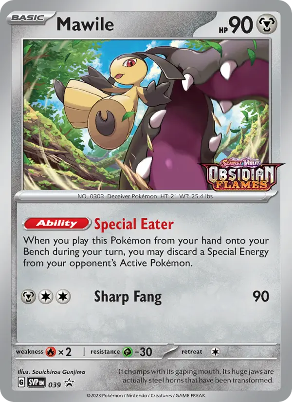 Mawile 39 — Scarlet & Violet Black Star Promos 39, Holofoil finish