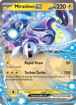 Miraidon ex — Scarlet & Violet Black Star Promos #143