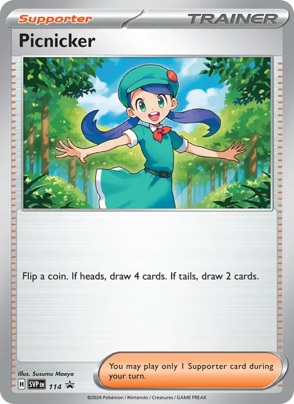 Picnicker 114 — Scarlet & Violet Black Star Promos 114, Normal finish
