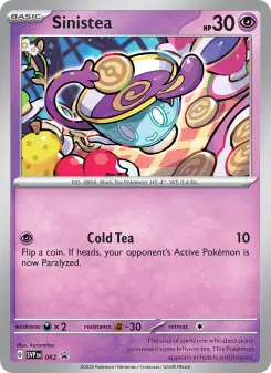 Sinistea — Scarlet & Violet Black Star Promos 62