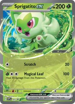 Sprigatito ex — Scarlet & Violet Black Star Promos 87