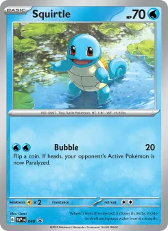 Squirtle — Scarlet & Violet Black Star Promos #48
