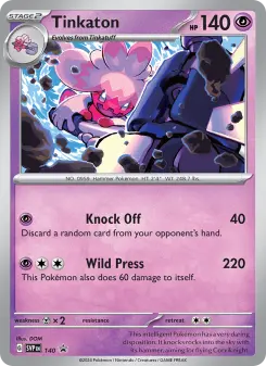 Tinkaton — Scarlet & Violet Black Star Promos 140