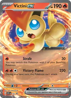 Victini ex — Scarlet & Violet Black Star Promos #142