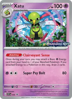 Xatu 59 — Scarlet & Violet Black Star Promos