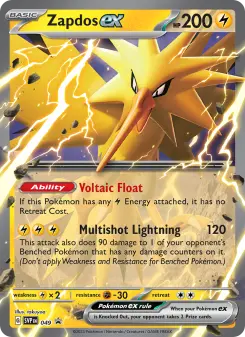 Zapdos ex — Scarlet & Violet Black Star Promos #49