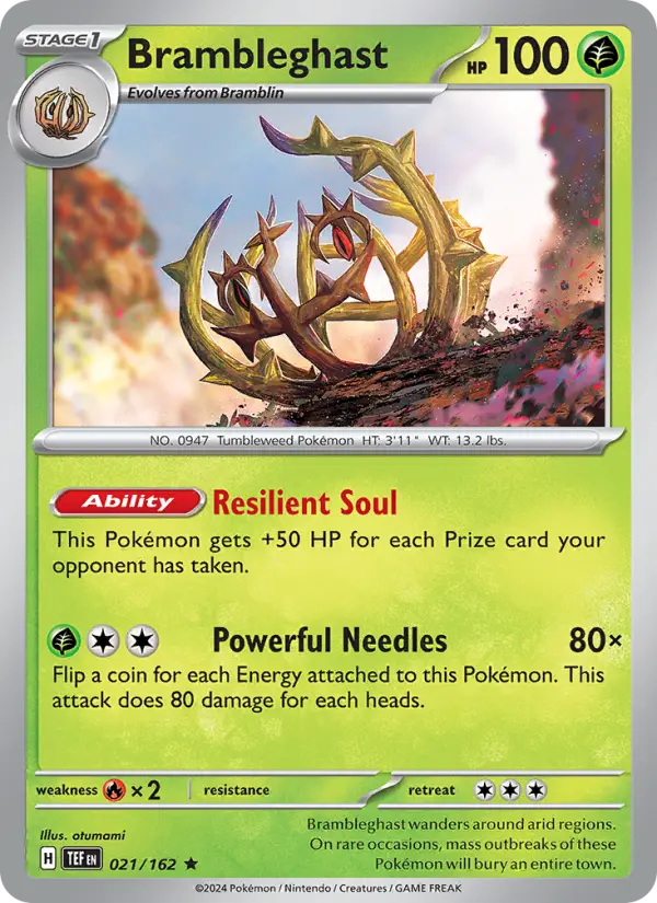 Brambleghast 21 card from Temporal Forces