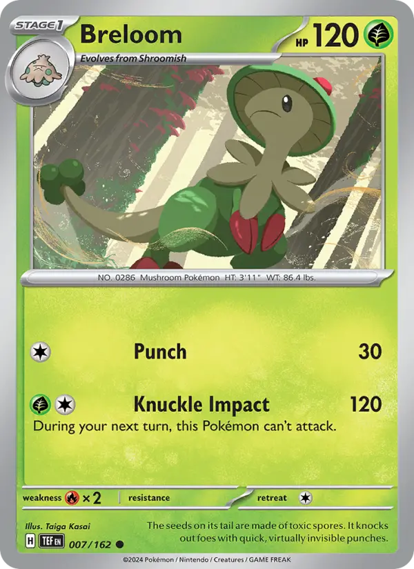 Breloom 7 — Temporal Forces 7, Normal finish