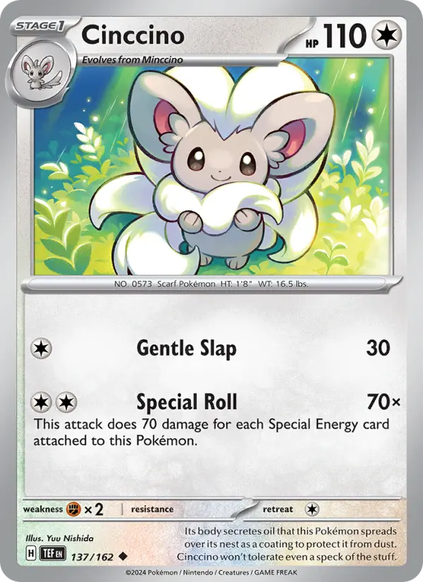 Cinccino 137 — Temporal Forces 137, Normal finish