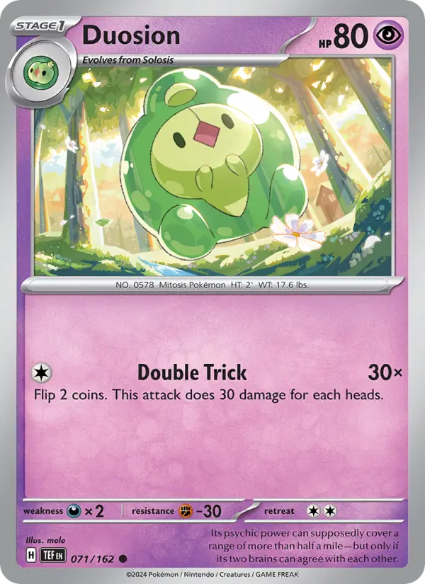 Duosion 71 — Temporal Forces 71, Normal finish