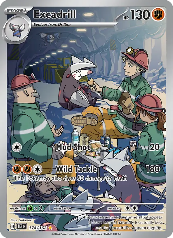 Excadrill 174 card from Temporal Forces