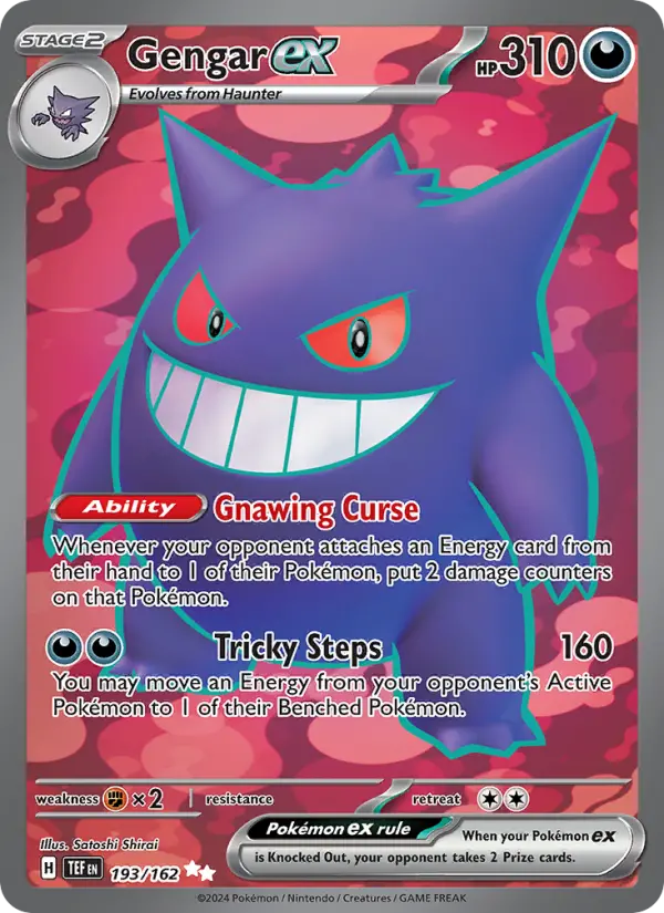 Gengar ex 193 — the most expensive Ultra Rare card