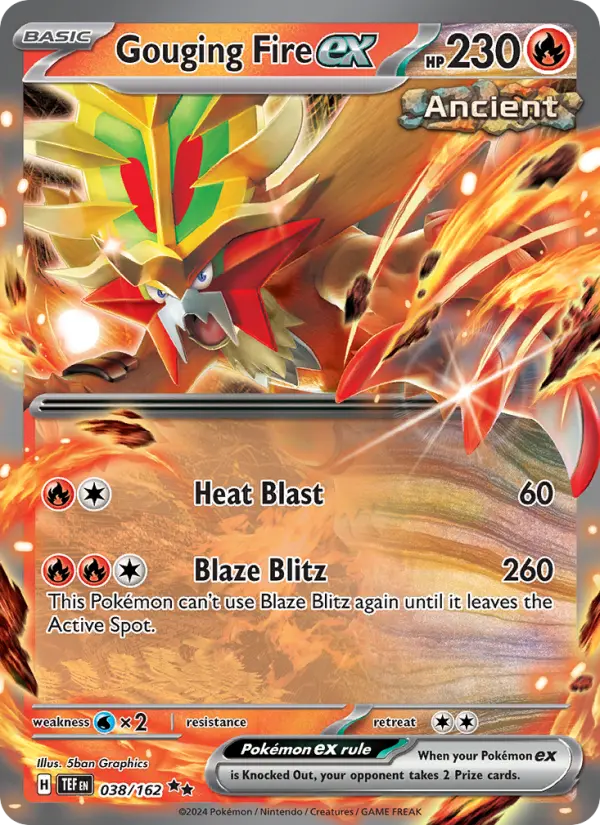 Gouging Fire ex 38 card from Temporal Forces