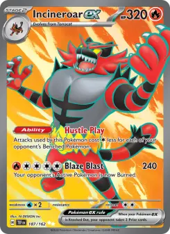 Incineroar ex — Temporal Forces 187