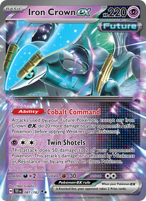 Iron Crown ex 81 card from Temporal Forces