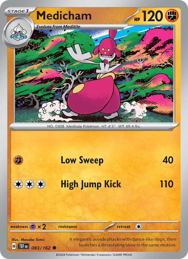 Medicham 83 — Temporal Forces 83, Normal finish