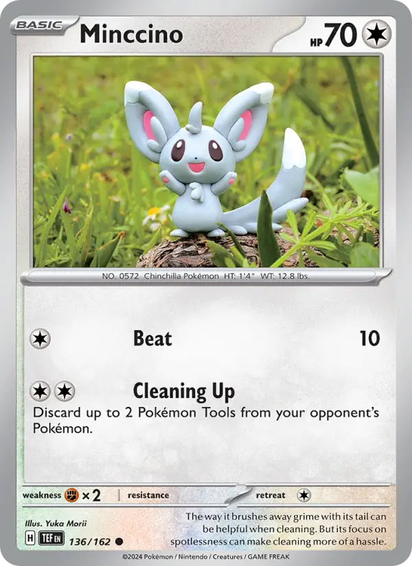 Minccino 136 — Temporal Forces 136, Normal finish