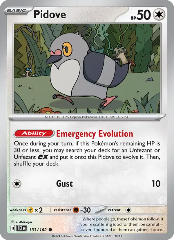 Pidove 133 card from Temporal Forces