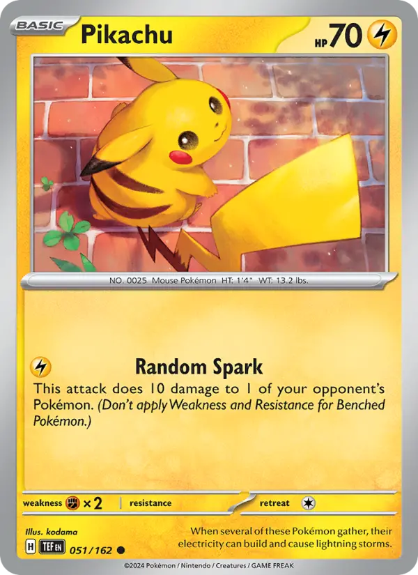 Pikachu 51 — Temporal Forces 51, Normal finish