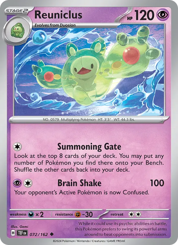 Reuniclus 72 — Temporal Forces 72, Normal finish