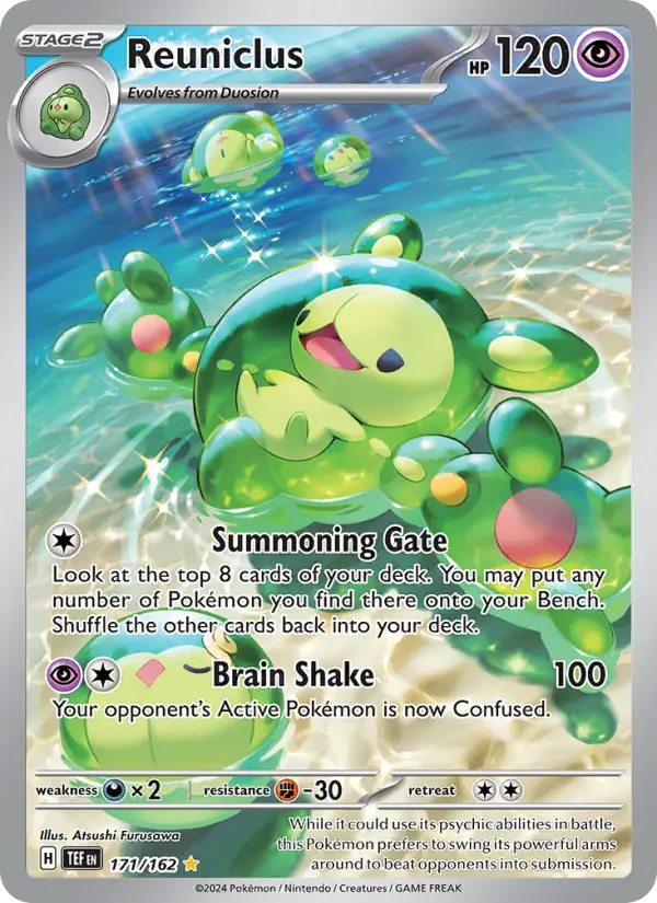 Reuniclus 171 card from Temporal Forces