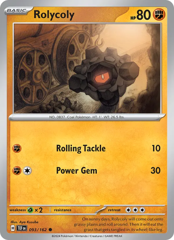 Rolycoly 93 — Temporal Forces 93, Normal finish