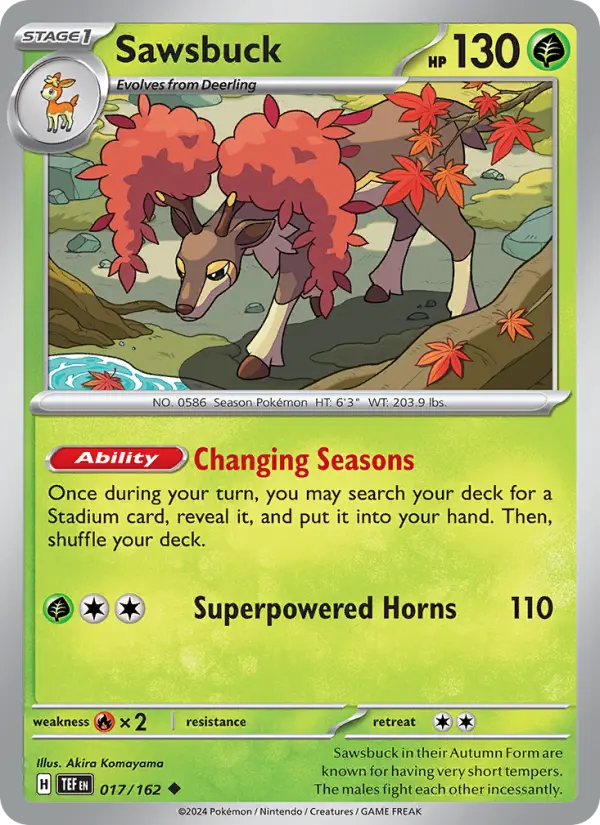 Sawsbuck 17 — Temporal Forces 17, Normal finish